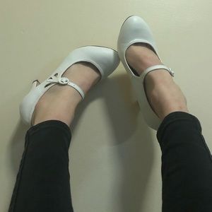 White heels